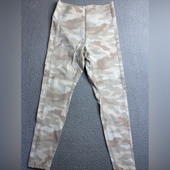 Pink Active Leggings Womens Large Camo workout pants gym yoga sports running - Picture 2 of 9